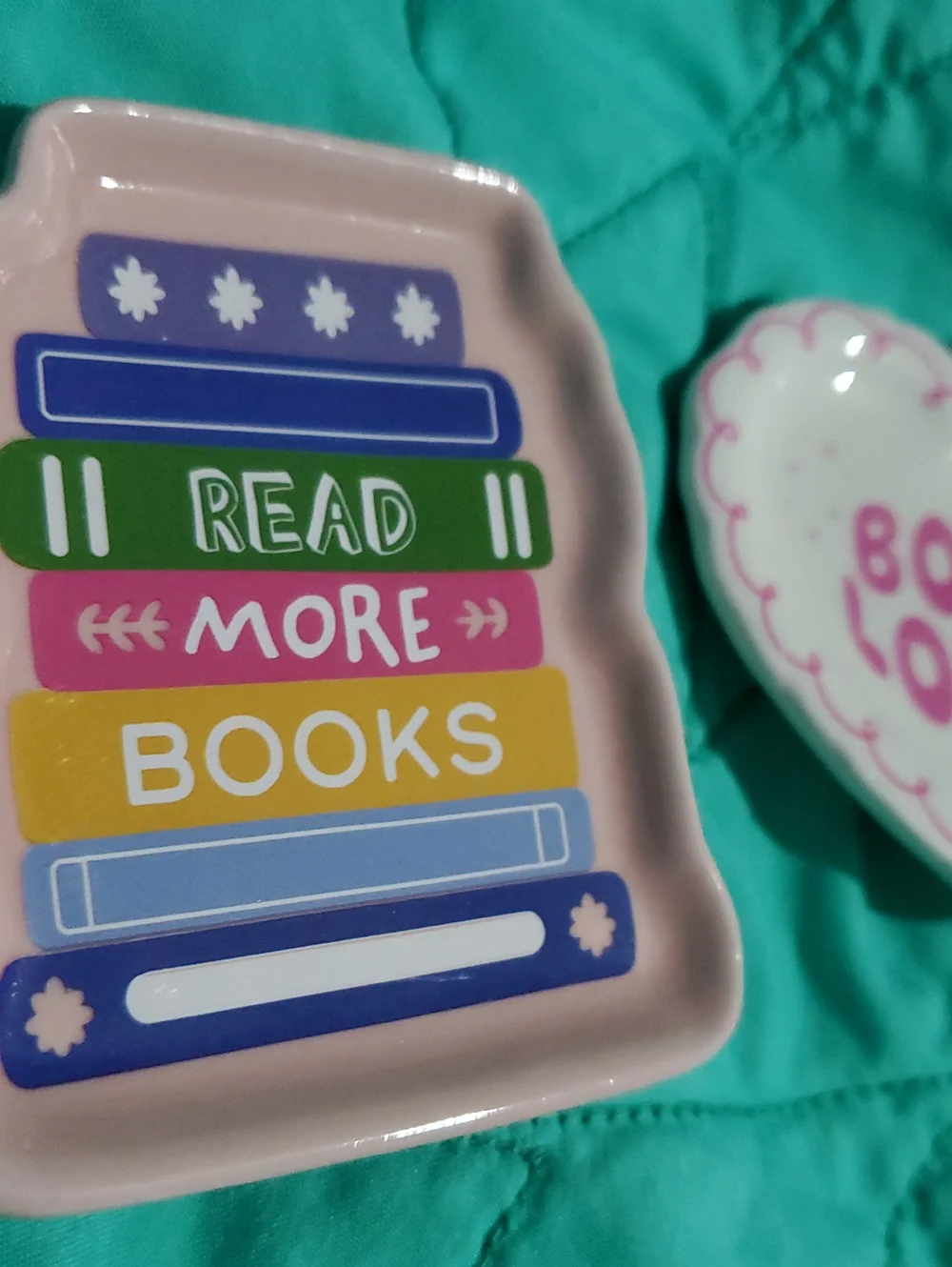 2 Book Lovers Mini Trinket Trays